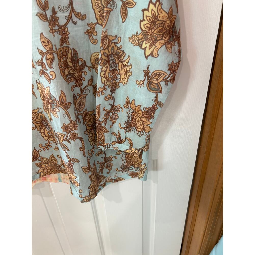 Soft Surroundings Tunic Button Down Embroidered A… - image 7